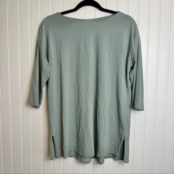 J Jill Luxe Supina green pleat-back tunic size small G16 - Picture 1 of 4
